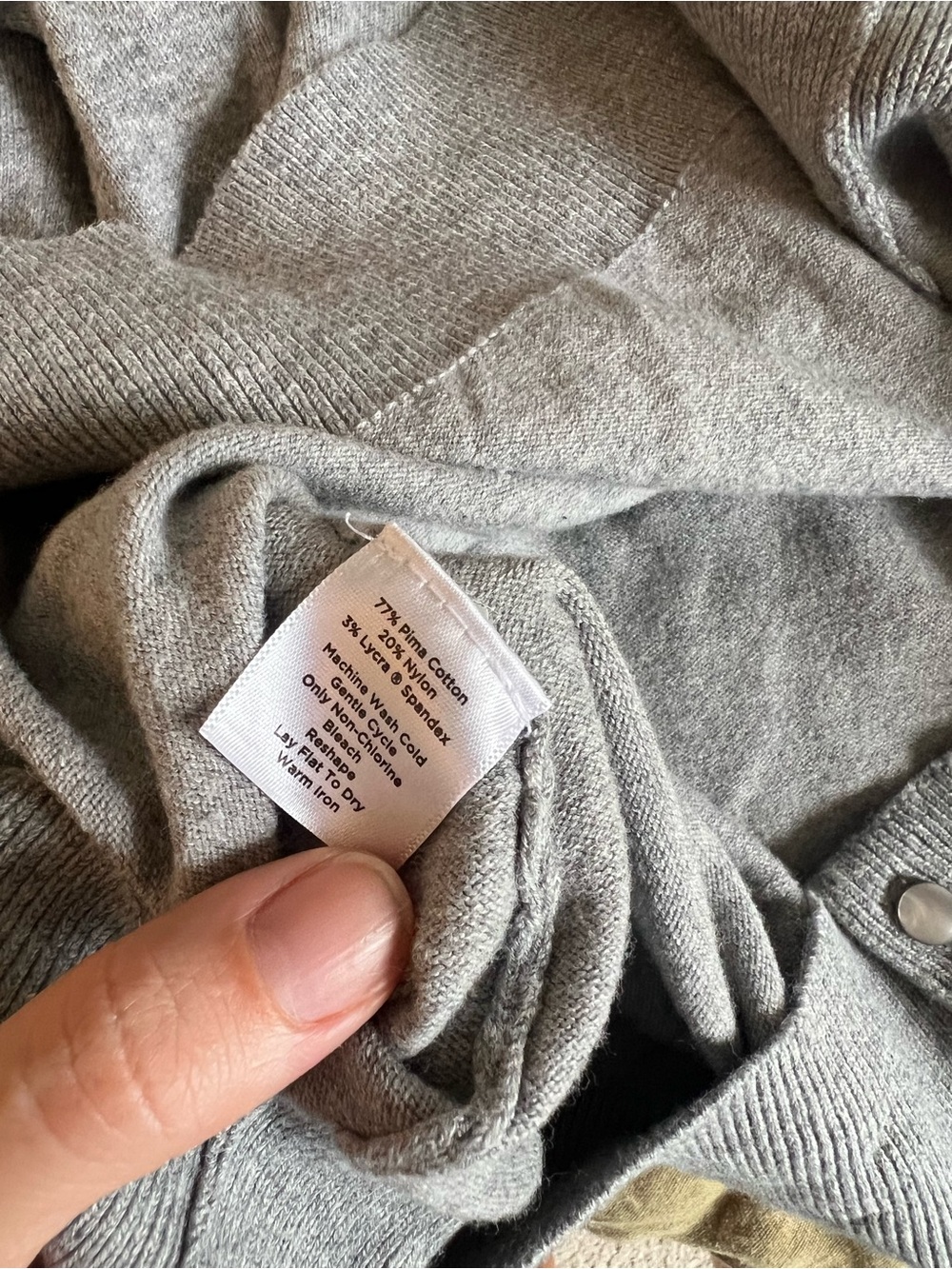 Talbots Grey Cardigan - Picture 4 of 4